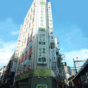 Capsule hotel Anshin Oyado Shinbashi Ekimaeten, Tokyo
